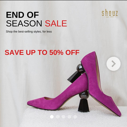 Ladies Shoes Boutique Autumn/Winter 23 End-of-Season SALE