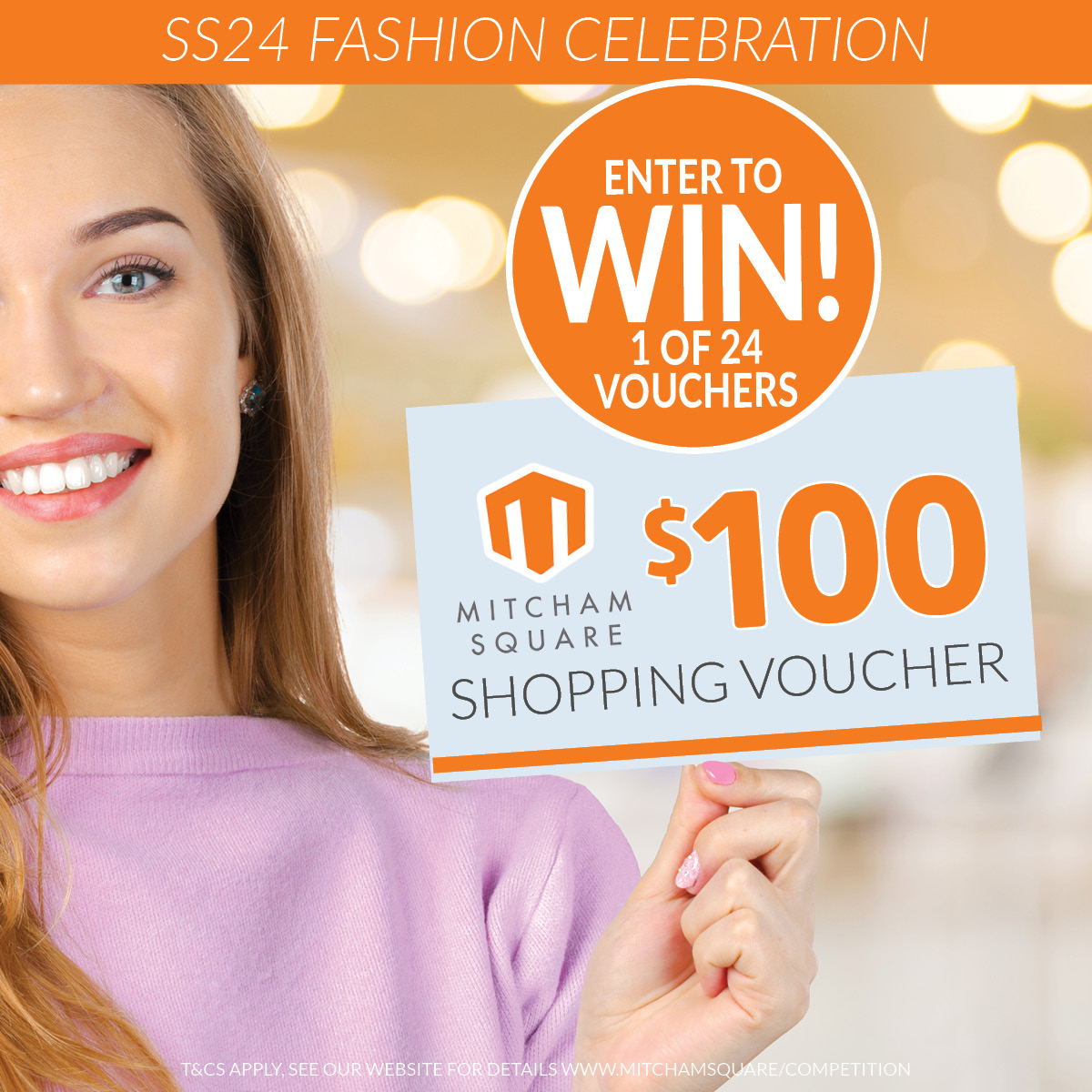 Enter to Win a $100 Mitcham Square Shopping Voucher! 24 Vouchers up for grabs!