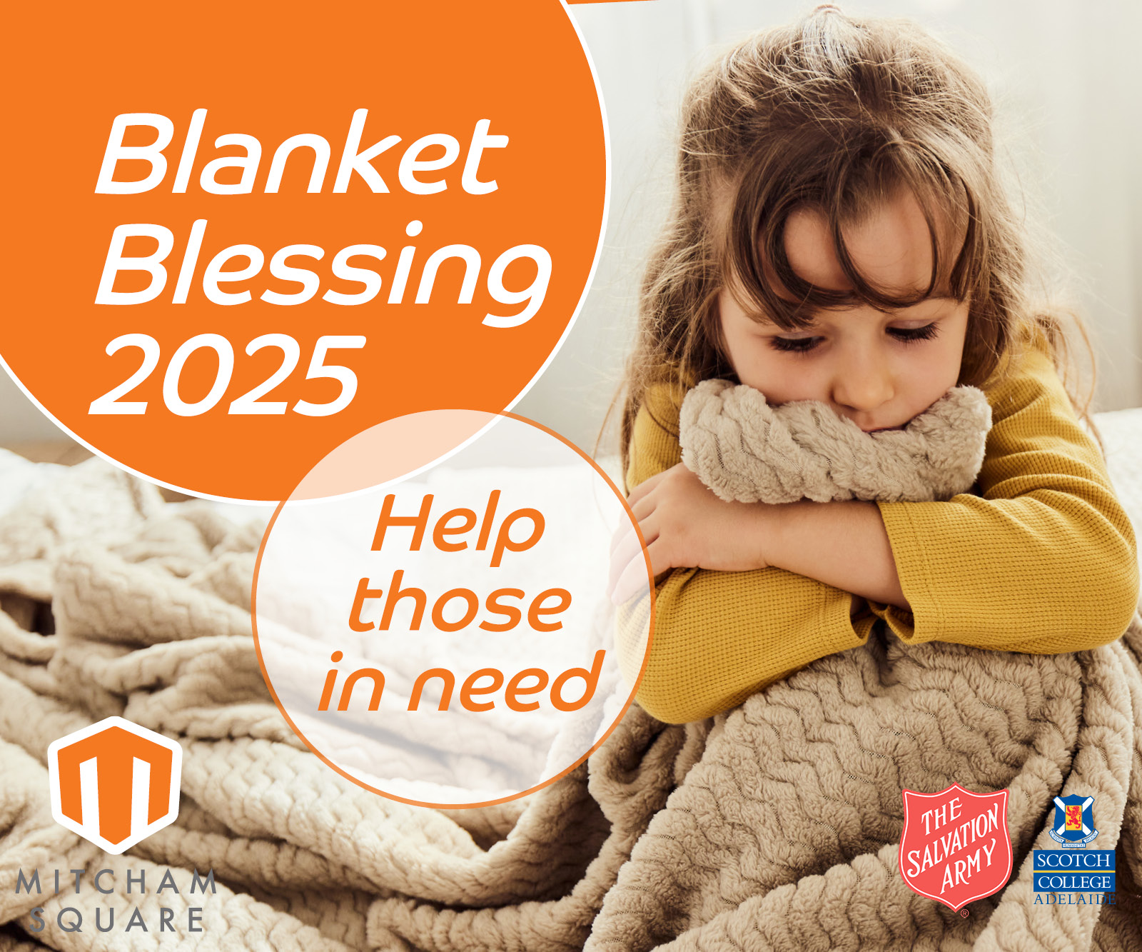 Blanket Blessing 2025_Mitcham_web Help those in need this winter. Support the Blanket Blessing 2025 at Mitcham Square