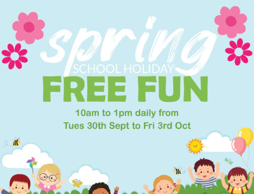 CREATE + PLAY these School Holidays at Mitcham Square!