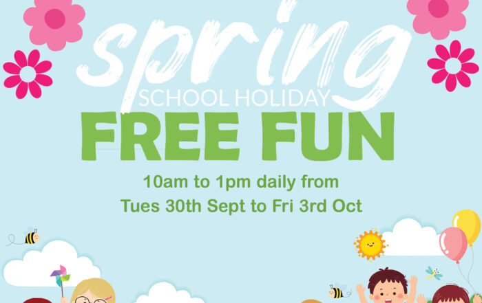 Heaps of FREE Springtime Fun for the kids these School Holidays at Mitcham Square Shopping Centre