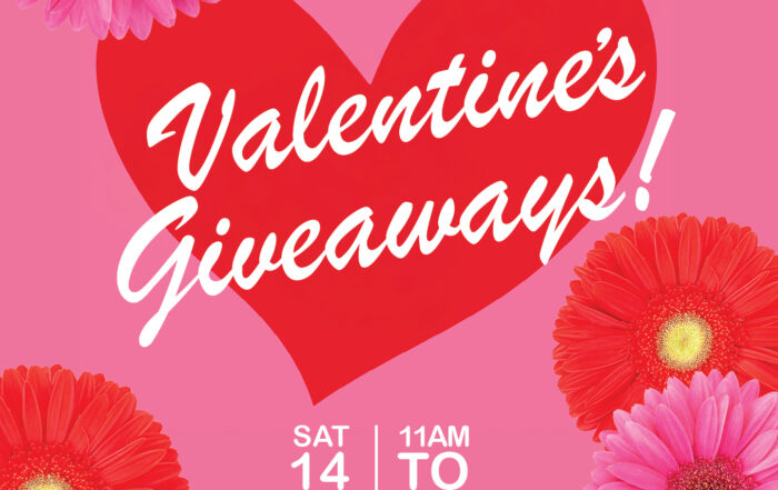 Valentine's Day 2026 Free Giveaways at Mitcham Square Shopping Centre, Torrens Park South Australia