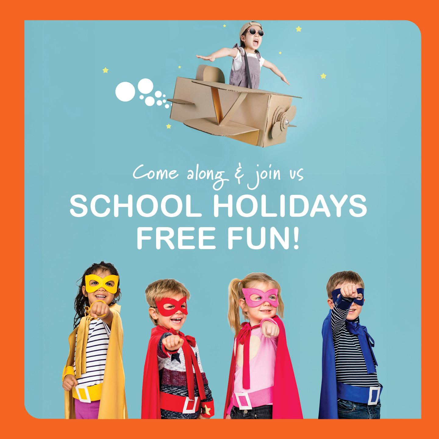 April School Holidays Free Fun at Mitcham Square Shopping Centre