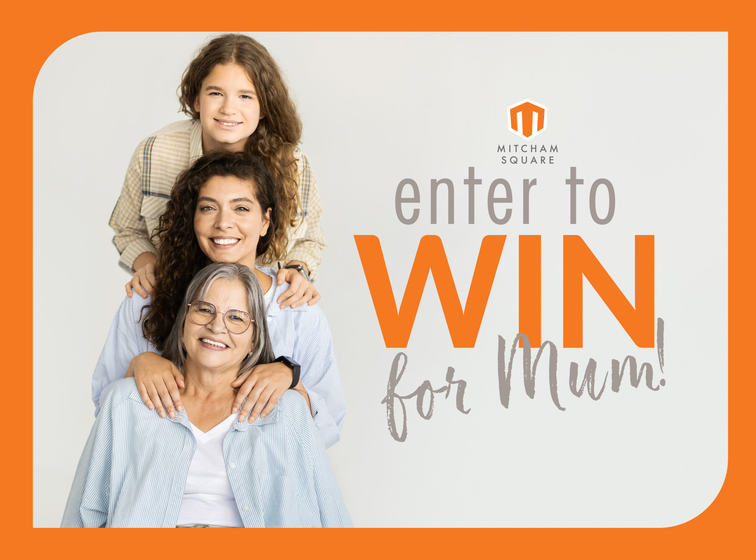 Mother's Day Competition at Mitcham Square - Enter to Win 1 of 5 $200 Shopping Vouchers