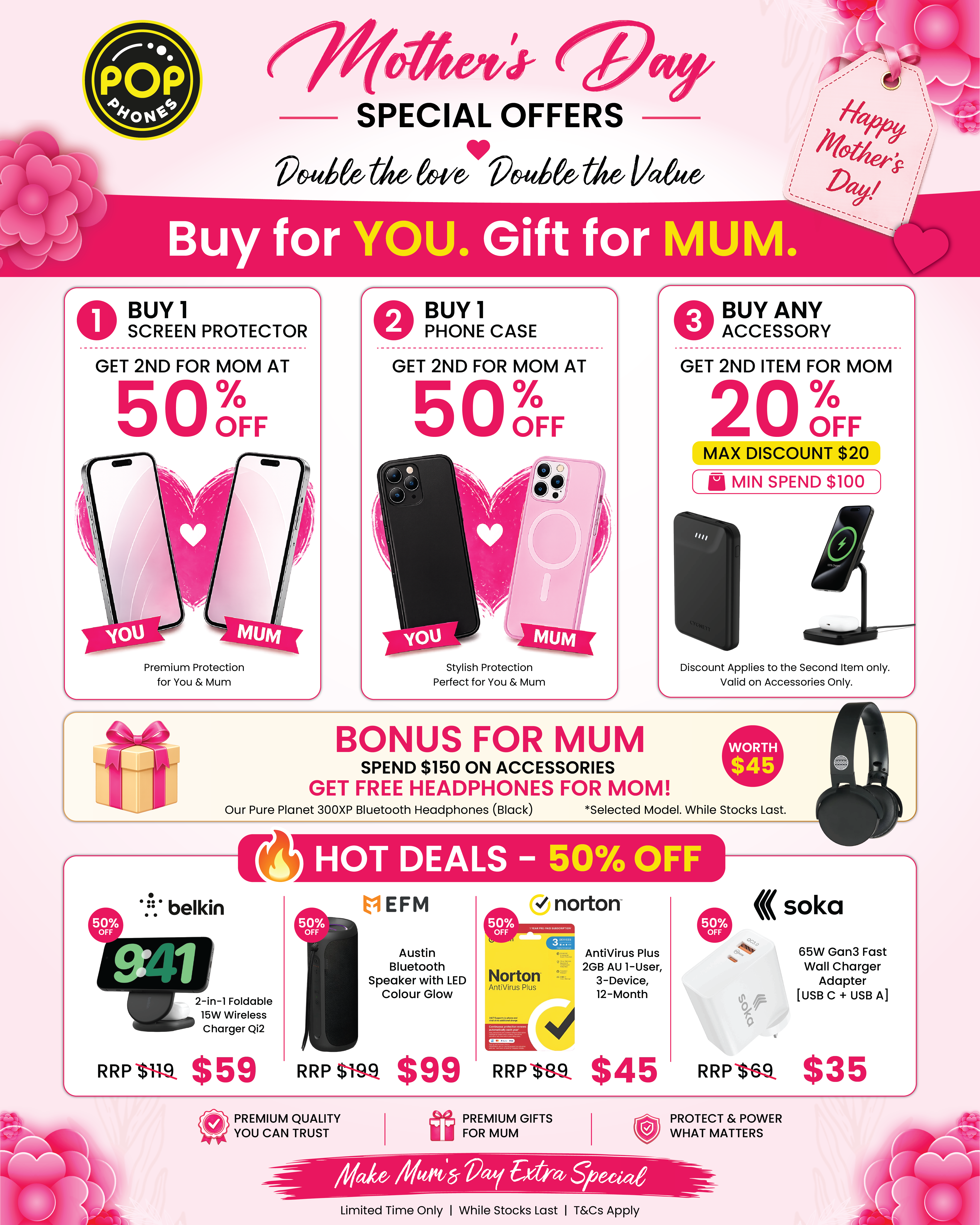 Mother's Day Gift Ideas from Pop Phones Mitcham